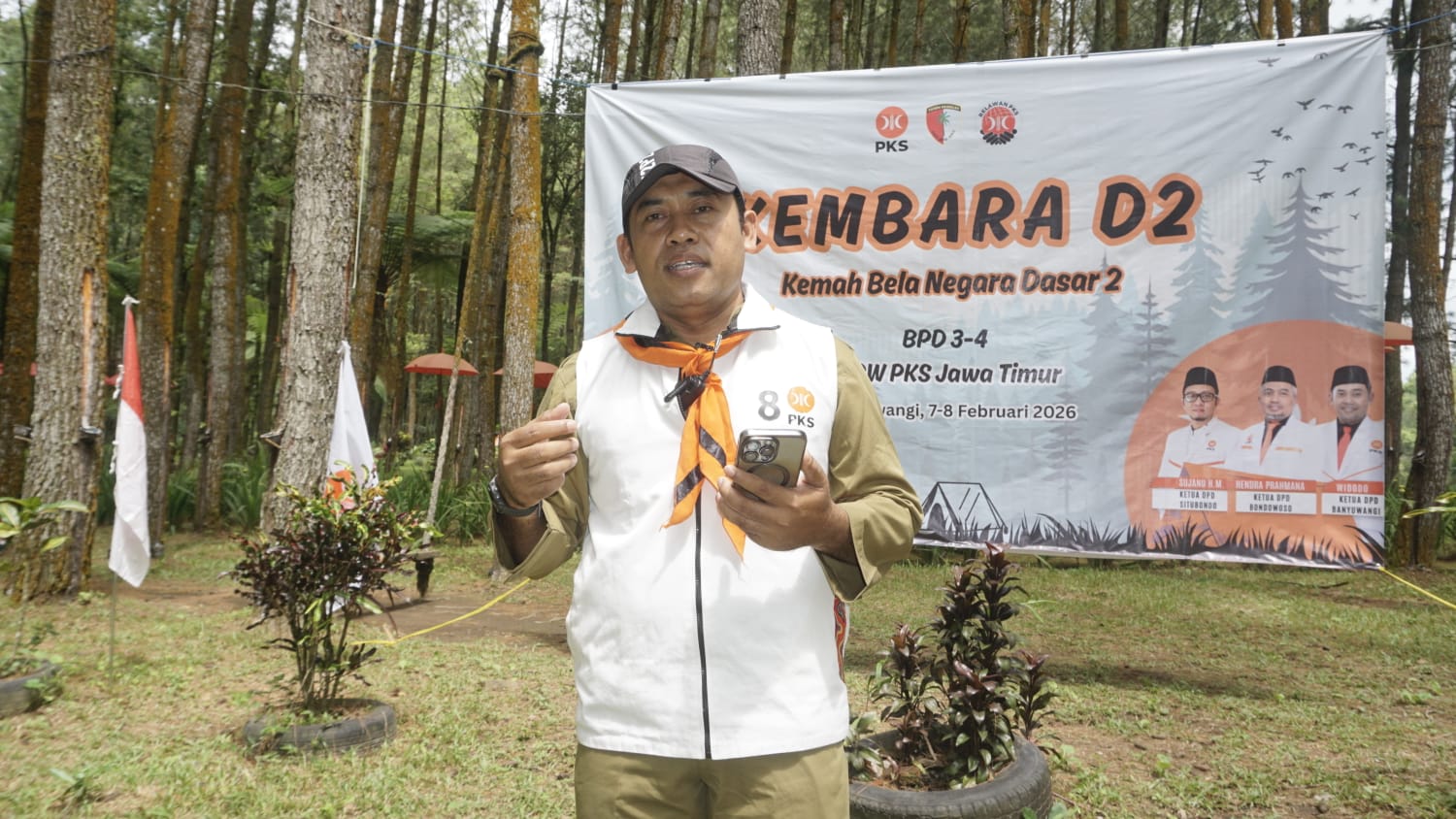 Jelang Ramadhan, Ratusan Kader PKS Digembleng di Tengah Hutan Pinus Songgon